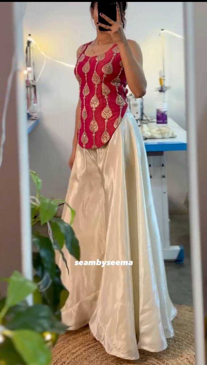 Ynf Chinon Silk KESH506 1209 Suits & Dresses Wholesale Embroidery Suits Palazzo Suit Manufacturer