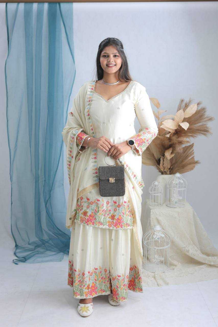 Ynf Chinon Silk KESH506 1211 Suits & Dresses Wholesale Sharara Salwar Suits Party wear suits Manufacturer