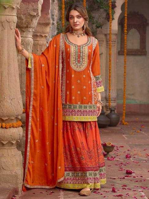 Ynf Chinon Silk RIN197 4909 Suits & Dresses Wholesale Embroidery Suits Party wear suits Designer Suits Manufacturer