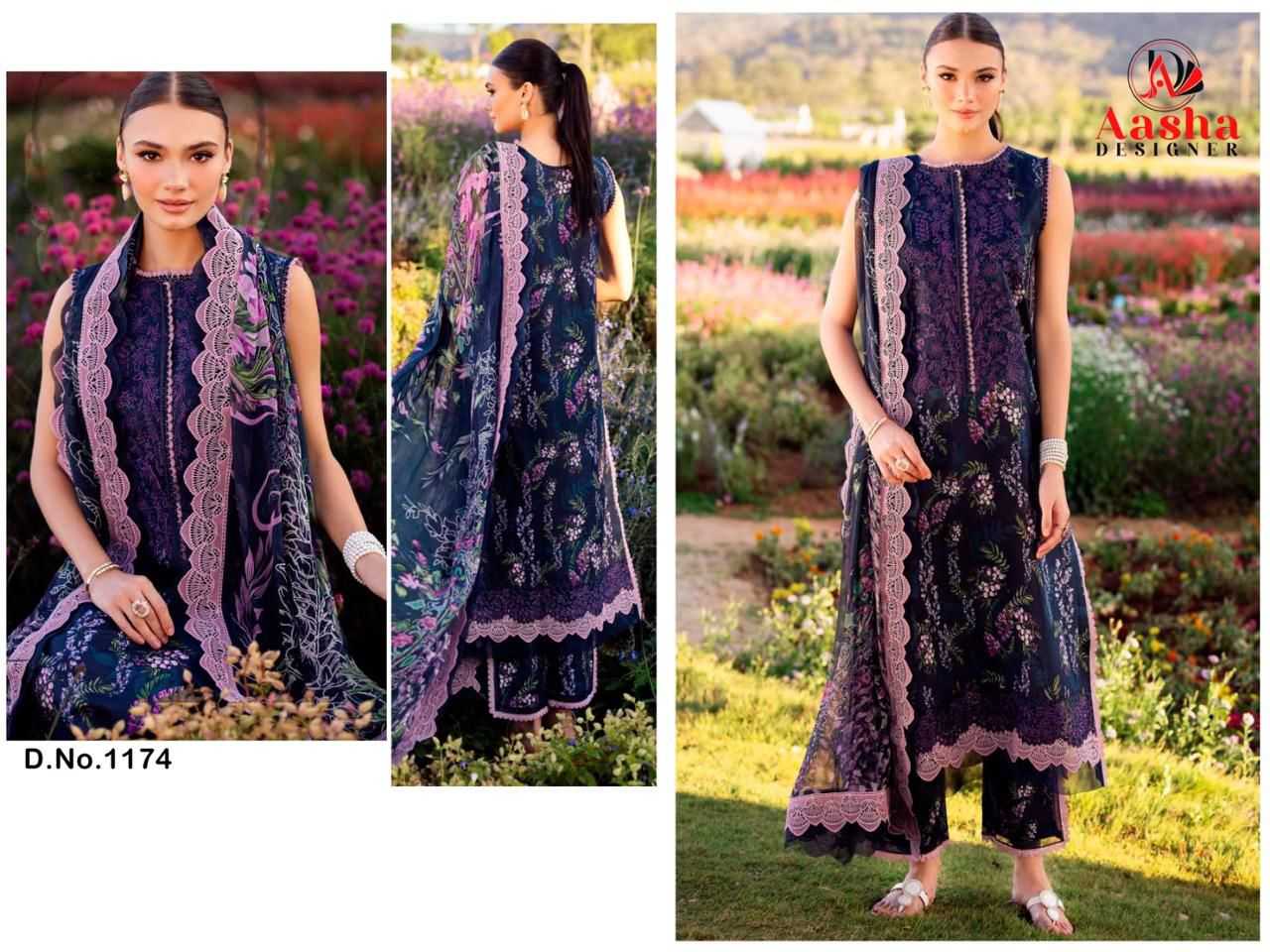 Ynf Cotton KESH444 AASHA -1174 Suits & Dresses Wholesale Printed Suits Embroidery Suits Cotton Suits Manufacturer