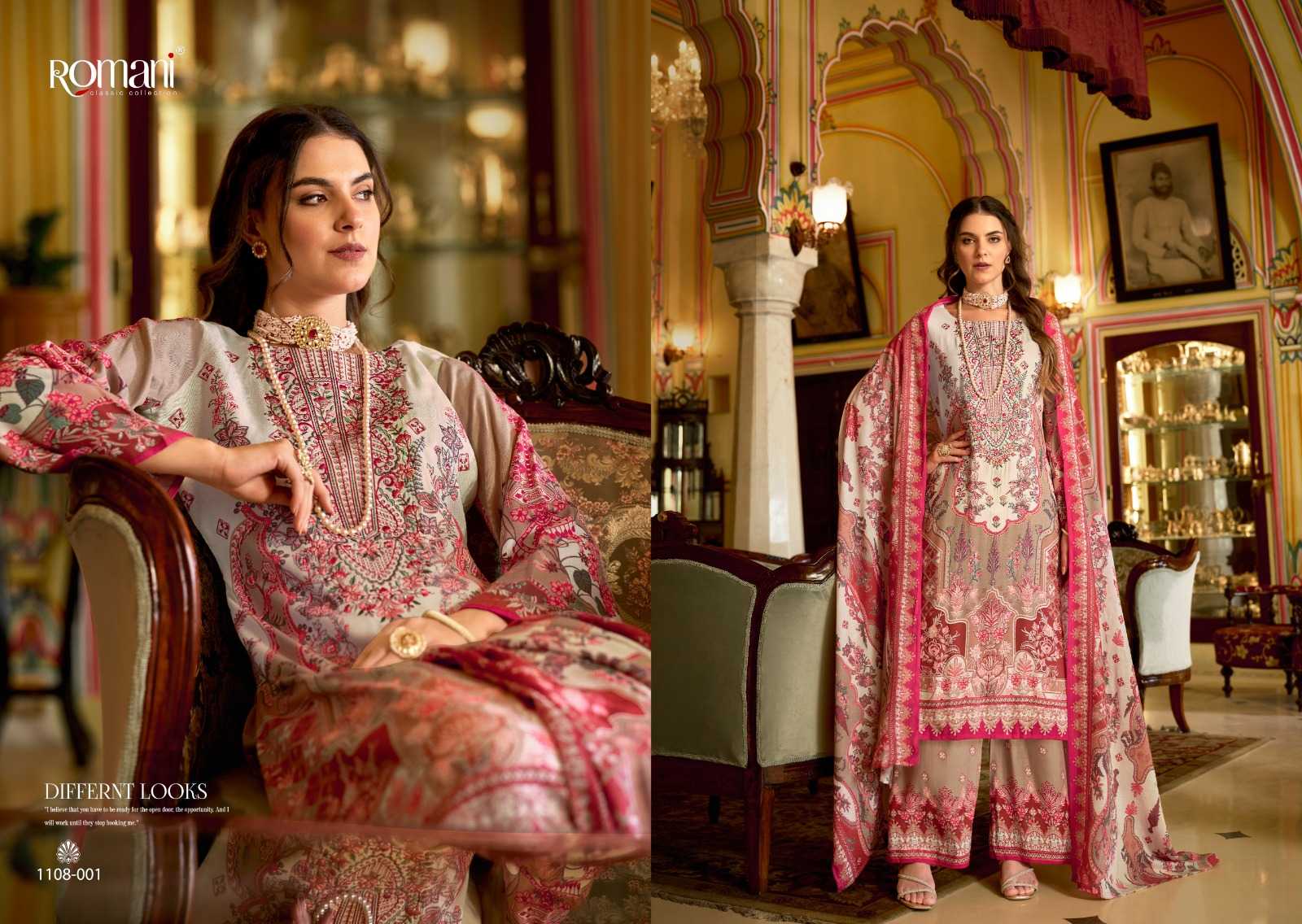 Ynf Cotton KESH444 MAHIRA VOL 2 by ROMANI Suits & Dresses Wholesale Printed Suits Cotton Suits Designer Suits Manufacturer
