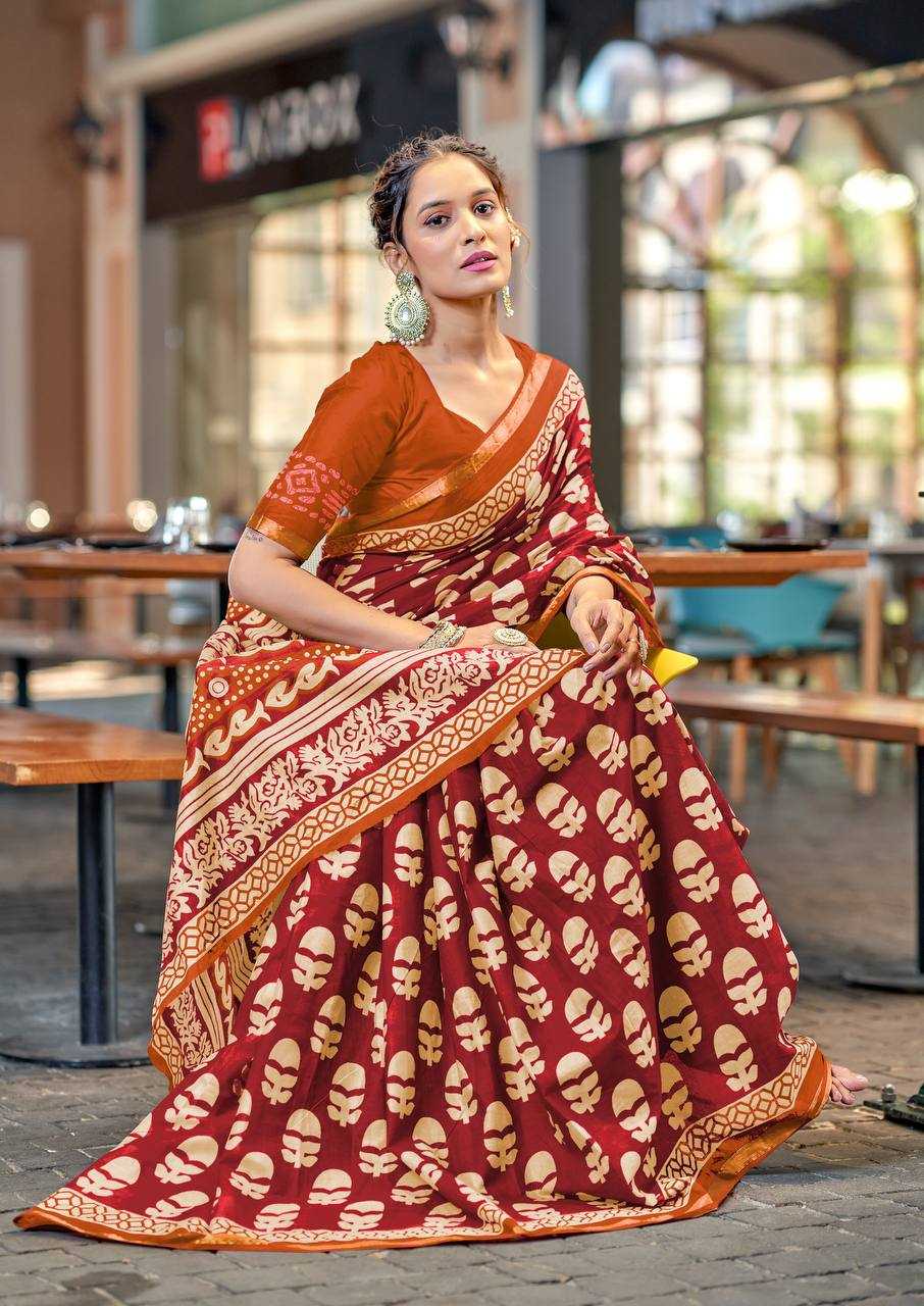 Ynf Cotton RIN229 83 Sarees Wholesale Printed Cotton Saree Cotton Sarees Mulmul Cotton Sarees Manufacturer