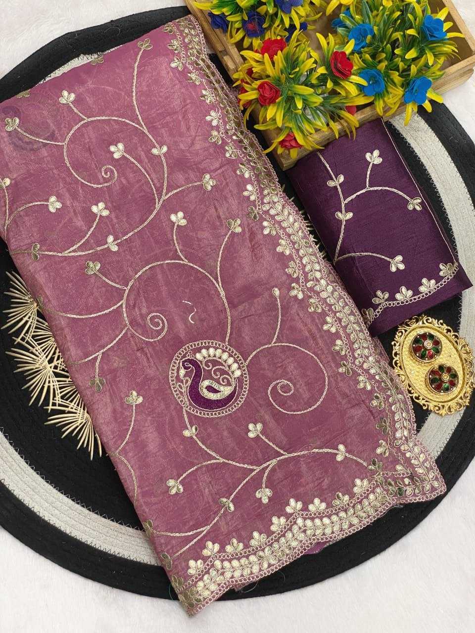 Ynf Crunchi RIN216 kayara Sarees Wholesale Designer Sarees Embroidered Sarees Manufacturer