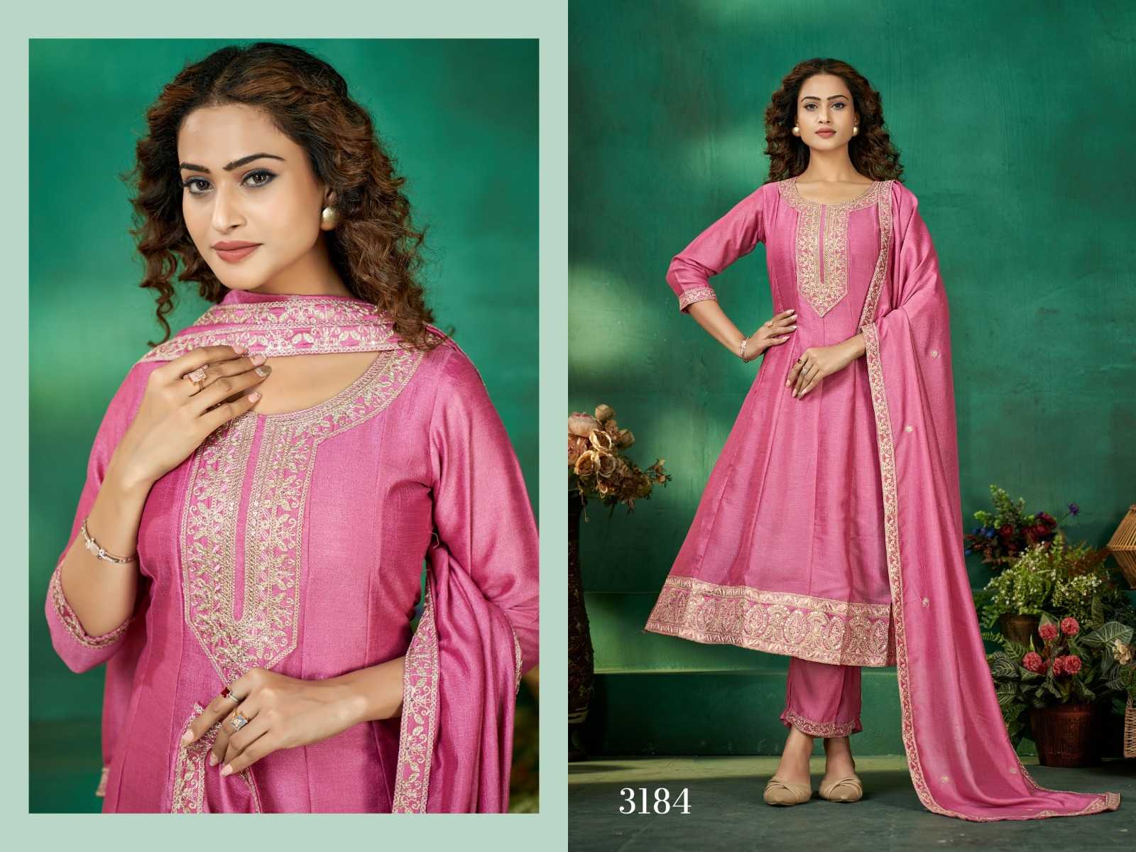 Ynf Fancy RIN190 LAZADA Setwise Collections Wholesale Gowns Catalogs Manufacturer