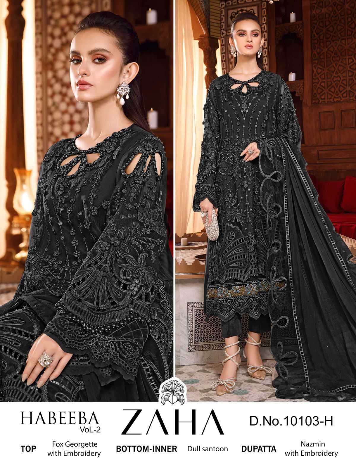 Ynf Georgette KESH444 ZAHA-10103 Suits & Dresses Wholesale Embroidery Suits Georgette Suit Party wear suits Manufacturer