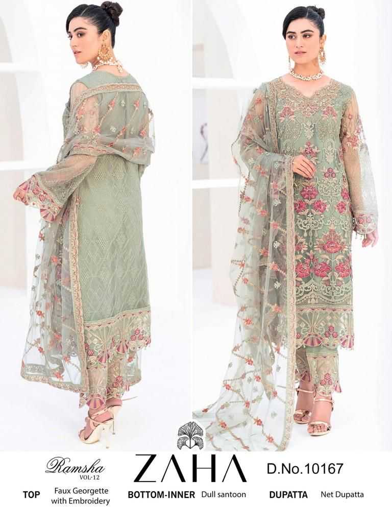 Ynf Georgette KESH444 ZAHA-10167 Suits & Dresses Wholesale Embroidery Suits Georgette Suit Party wear suits Manufacturer