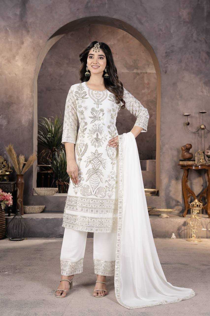 Ynf Georgette KESH533 5060 Suits & Dresses Wholesale Ladies Suits Embroidery Suits Palazzo Suit Manufacturer