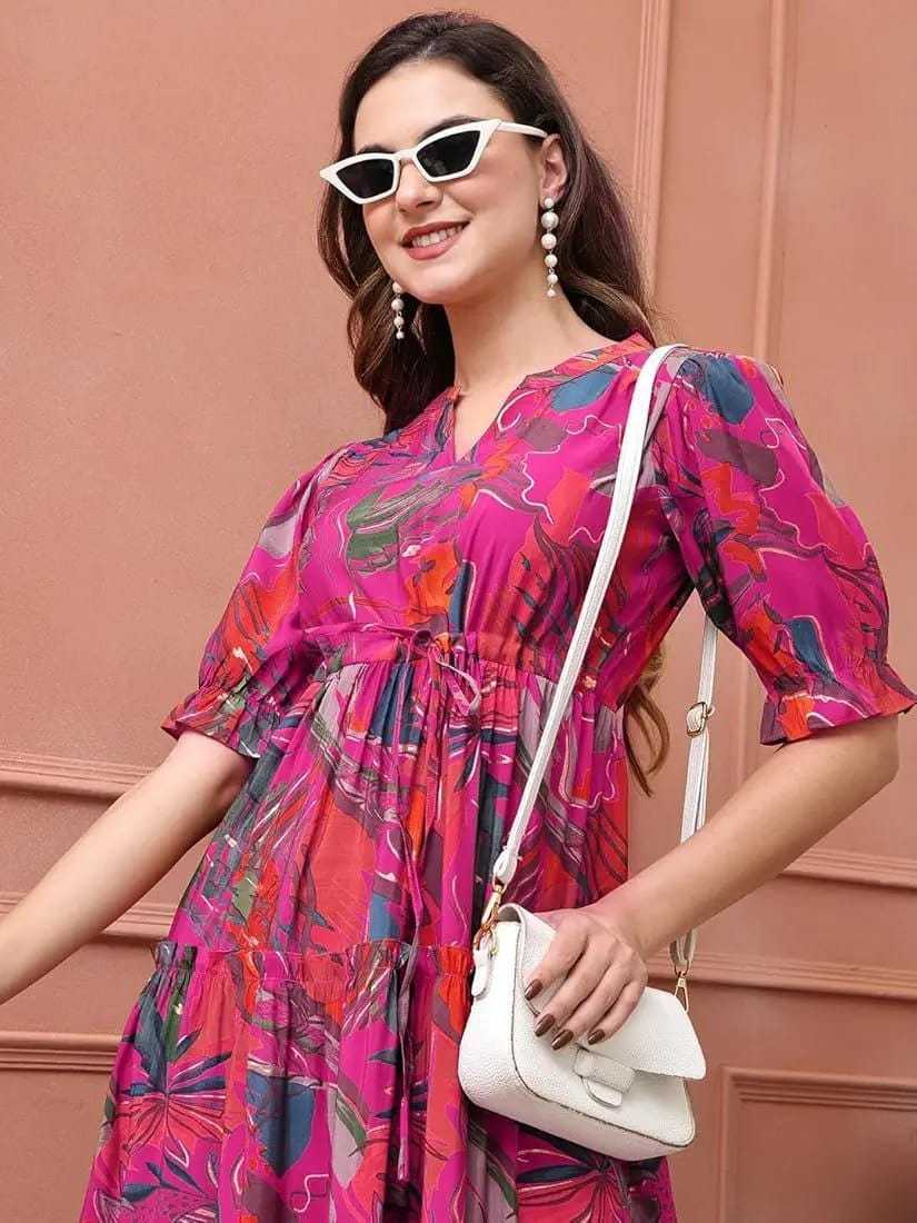 Ynf Heavy Rayon RIN222 BS-94 Gowns Wholesale Printed Gowns Party Gowns Designer Gowns Manufacturer