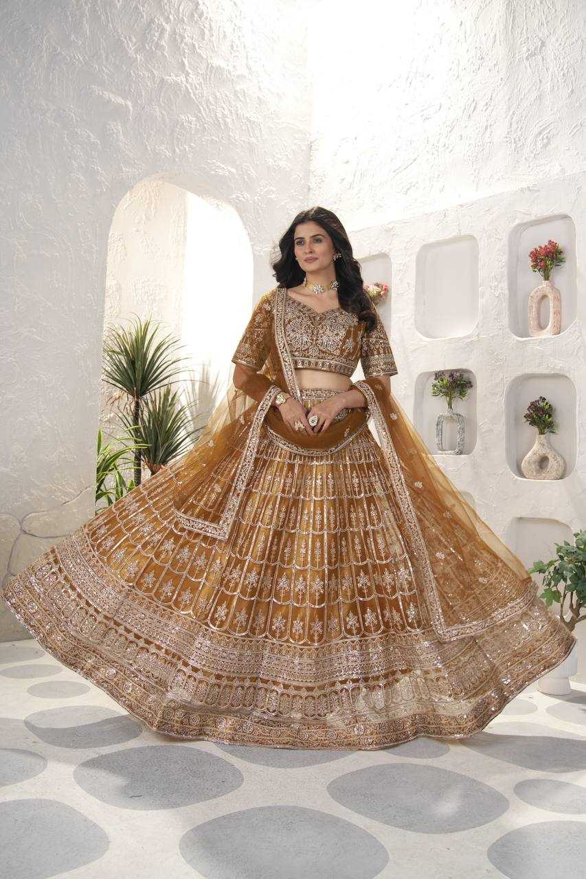 Ynf Net KESH533 5082 Lehengas Wholesale Fancy Lehenga Embroidered Lehenga Lehenga For Engagement Sequins Lehenga Manufacturer