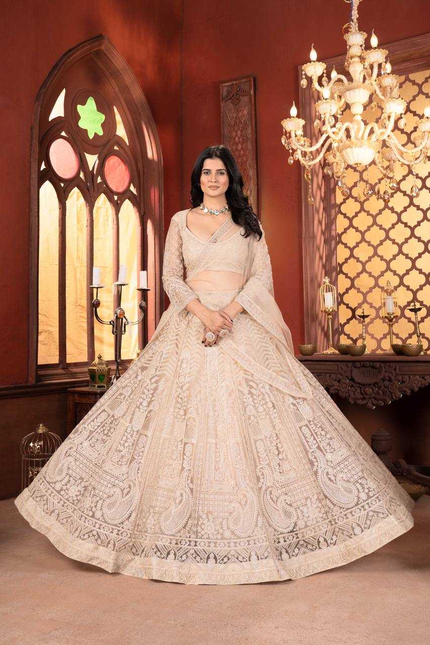Ynf Net KESH533 5099 Lehengas Wholesale Fancy Lehenga Embroidered Lehenga Lehenga For Engagement Sequins Lehenga Lehenga With Cancan Manufacturer