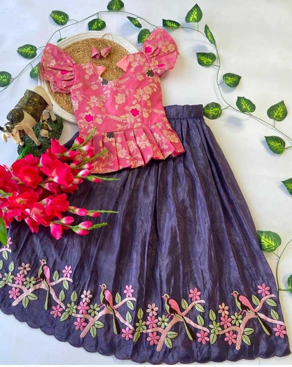 Ynf Nylon KESH503 8077 Kids Wear Wholesale Kids Lehenga Kids Lehenga Choli Baby Girl Lehenga Manufacturer