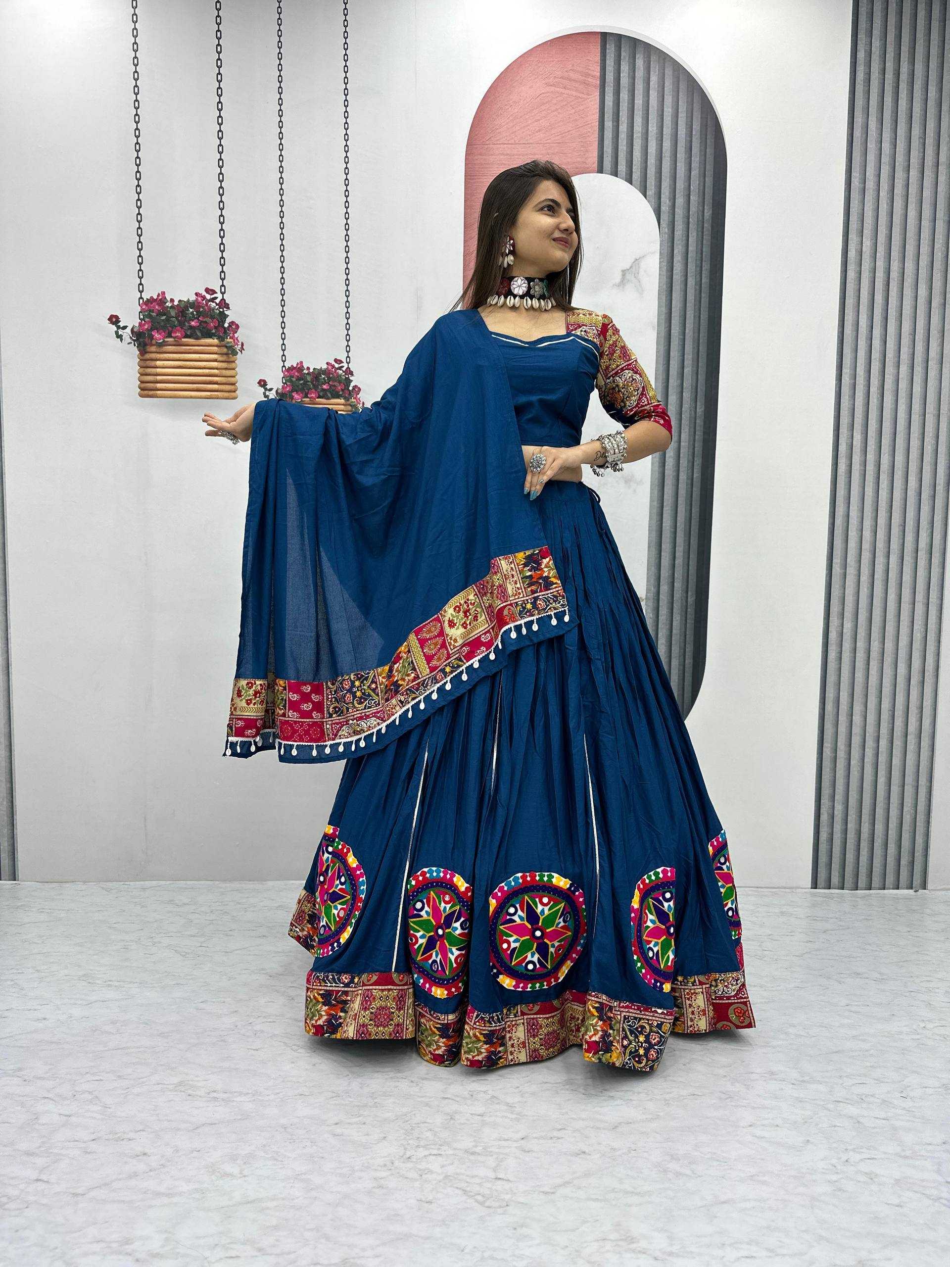 Ynf Pure Cotton KESH497 185 Lehengas Festive Collections Wholesale Designer Lehenga Choli Navratri Chaniya Choli Manufacturer