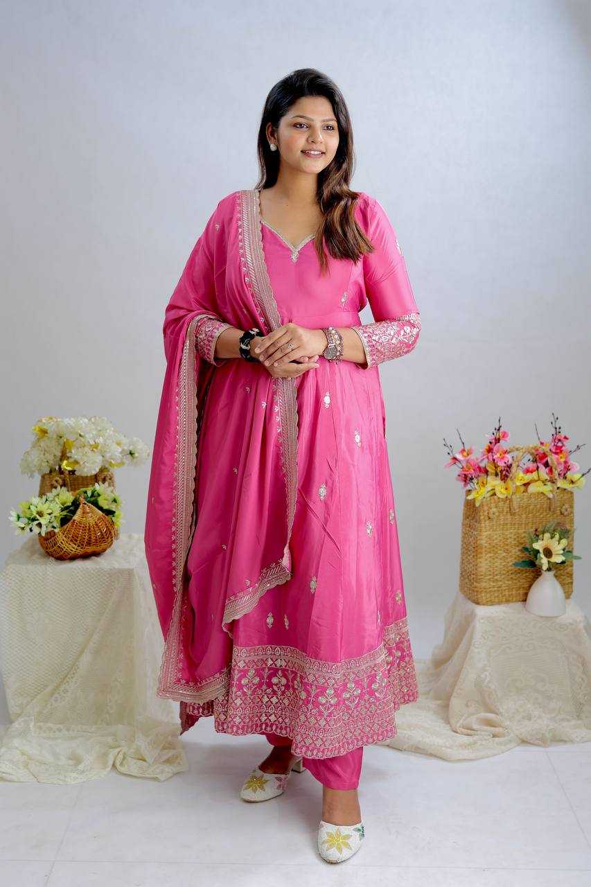 Ynf Pure Crepe KESH506 1202 Gowns Wholesale Fancy Gowns Designer Gowns Manufacturer