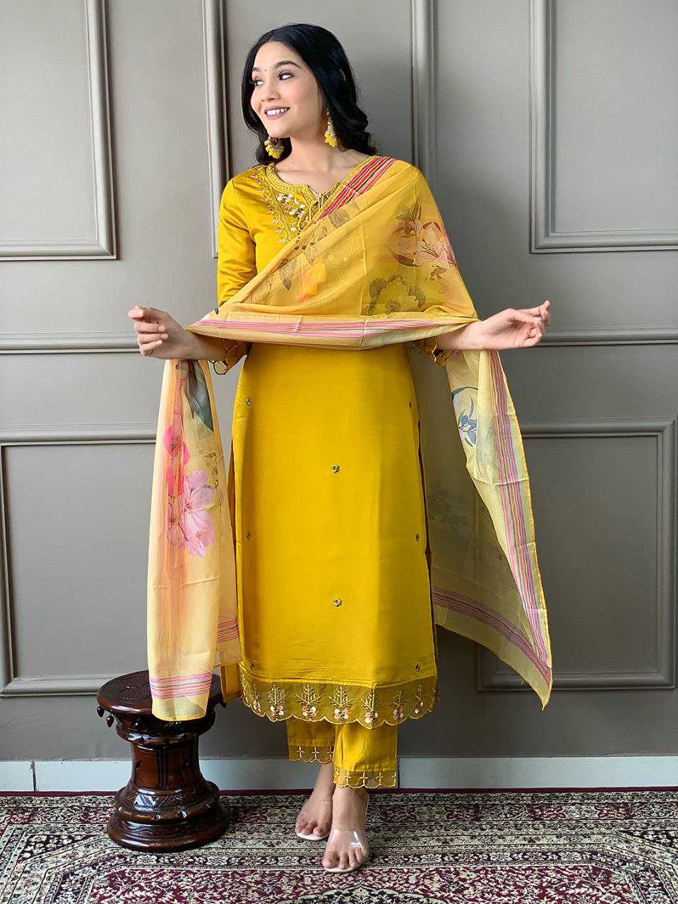 Ynf Pure Viscos KESH529 556 Kurti Wholesale Festive Kurtis Party Wear Kurtis Kurtis With Bottom Embroidered Kurtis Manufacturer