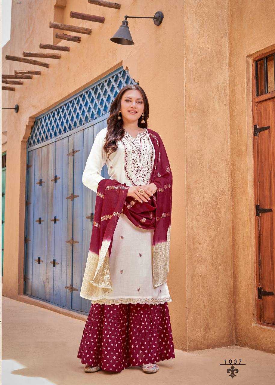 Ynf Rayon RIN131 1001 Suits & Dresses Plus Size Collections Wholesale Sharara Salwar Suits Embroidery Suits Manufacturer