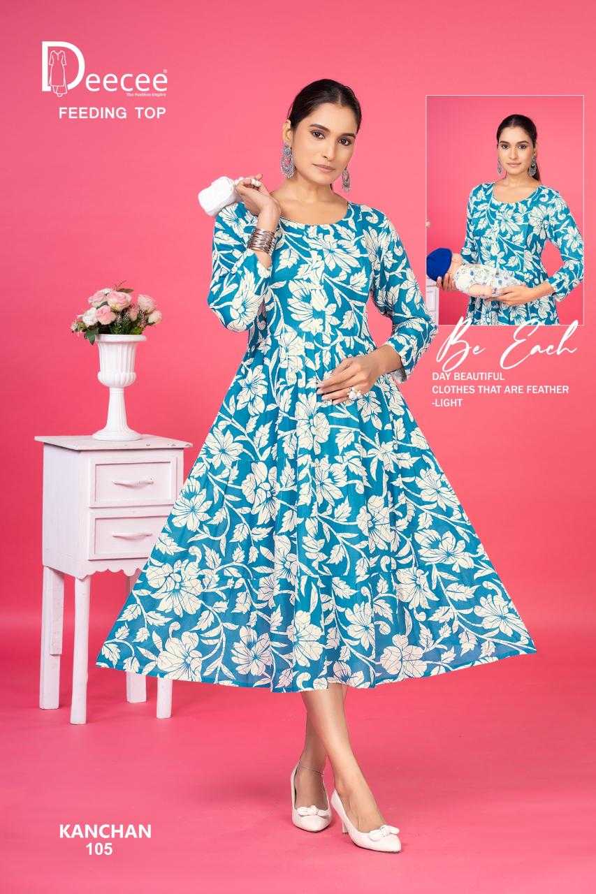 Ynf Rayon RIN190 DEECEE-KANCHAN Setwise Collections Wholesale Gowns Catalogs Manufacturer