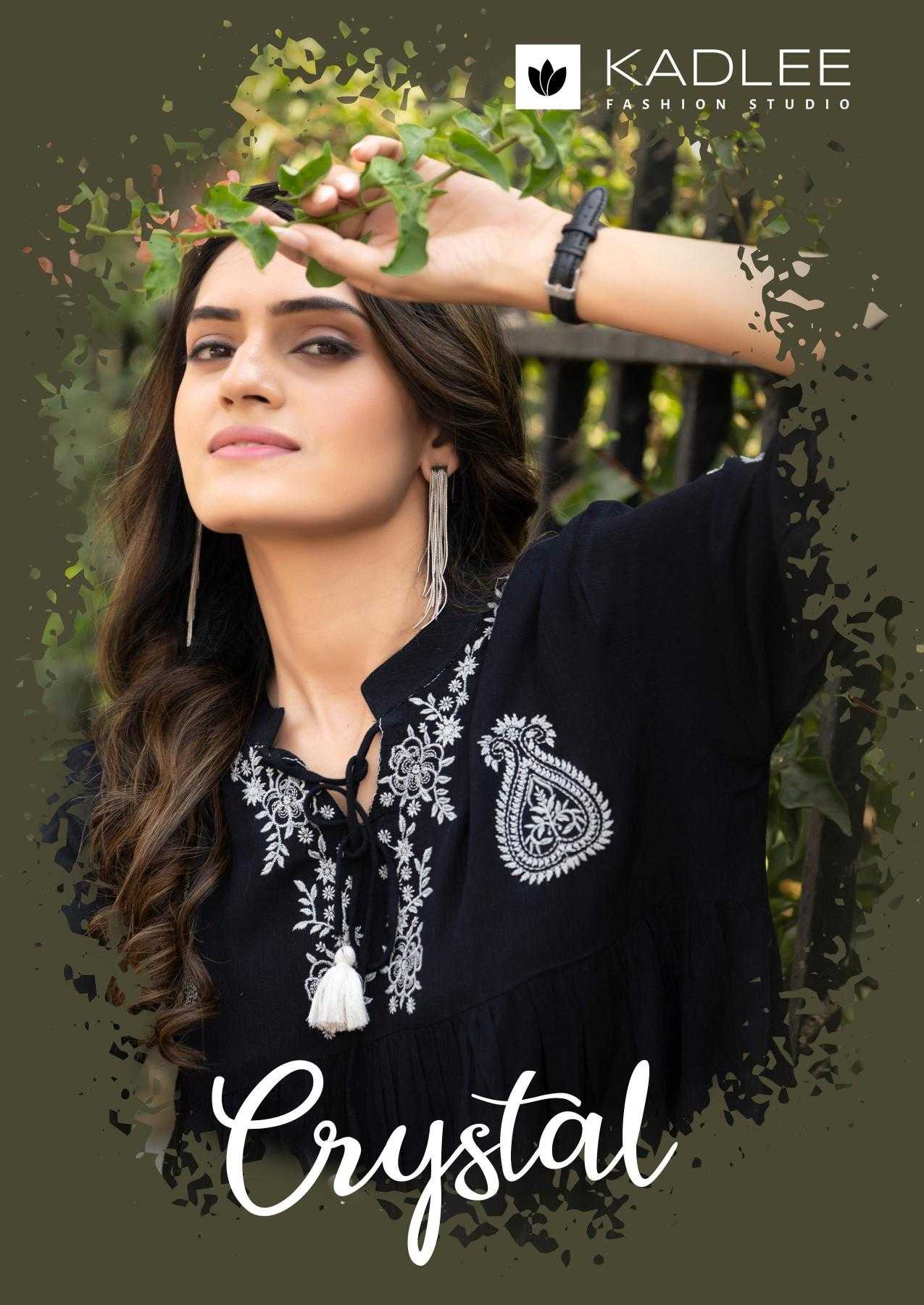 Ynf Rayon RIN190 KADLEE-Crystal Top Setwise Collections Wholesale Kurtis Catalogs Manufacturer