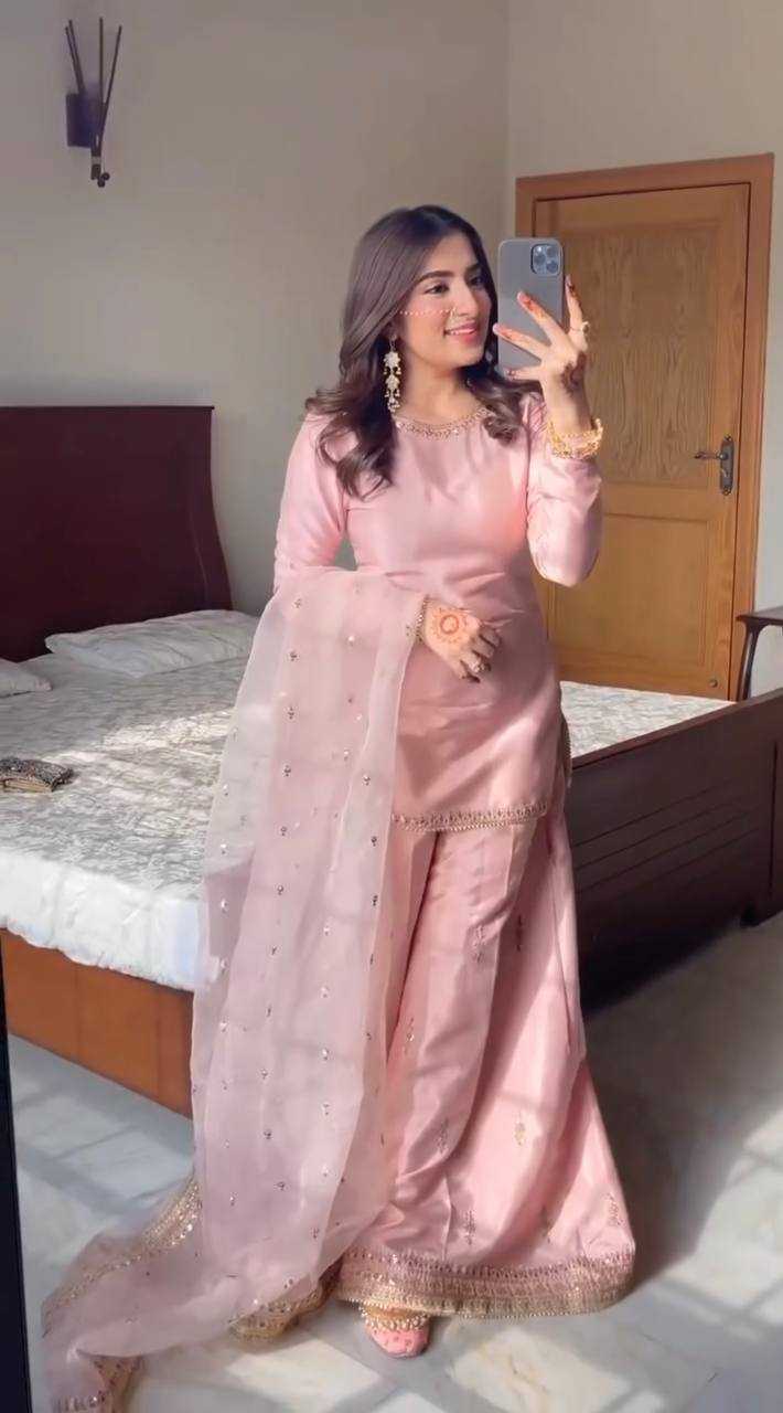 Ynf Satin KESH512 199 Suits & Dresses Wholesale Ladies Suits Dresses Designer Suits Manufacturer
