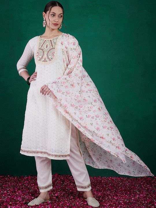 Ynf Schiffli KESH529 JANVI Suits & Dresses Wedding Collections Festive Collections Wholesale Embroidery Suits Cotton Suits Wedding Outfits Manufacturer