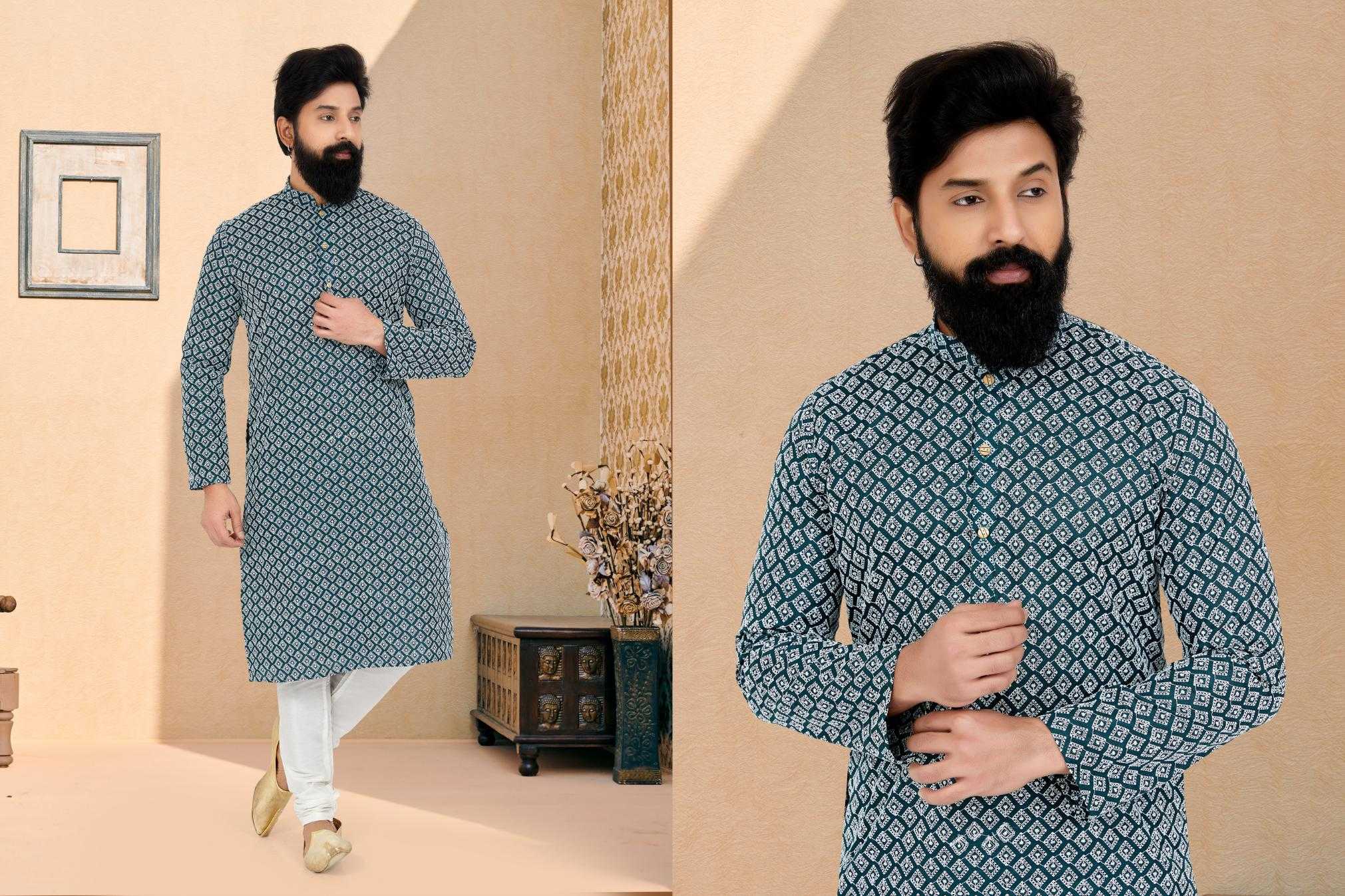 Ynf Silk Cotton RIN223 3065C Mens Wear Wholesale Mens Kurtas Mens Kurta Pyjama Men Wedding kurta Manufacturer