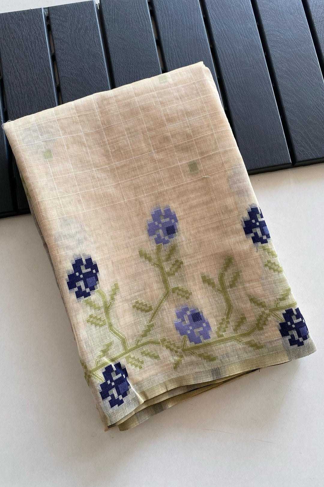 Ynf Soft Cotton KESH532 MUGA COTTON CHECKS 6 Sarees Wholesale Traditional Sarees Cotton Sarees Manufacturer