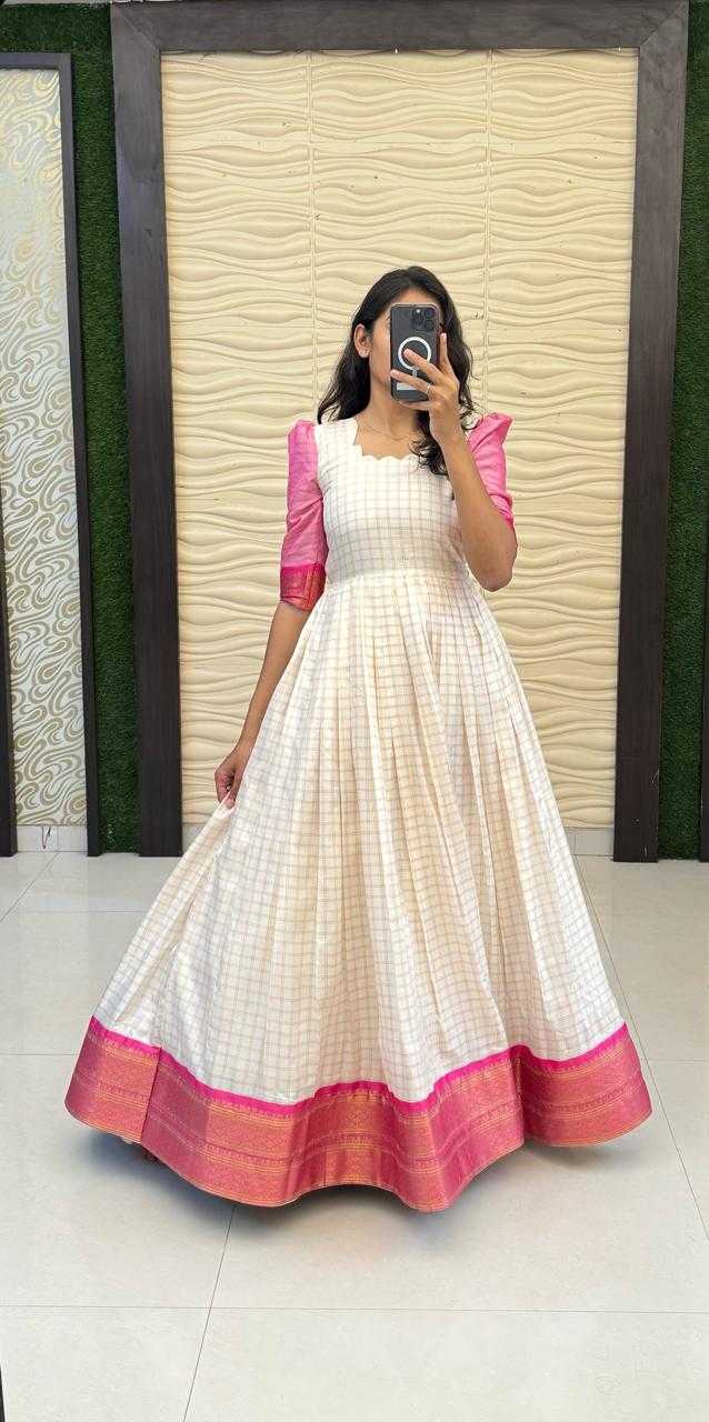 Ynf Soft Cotton Silk KESH503 8115 Gowns Festive Collections Plus Size Collections Wholesale Designer Gowns Silk Gowns Onam Collections Manufacturer