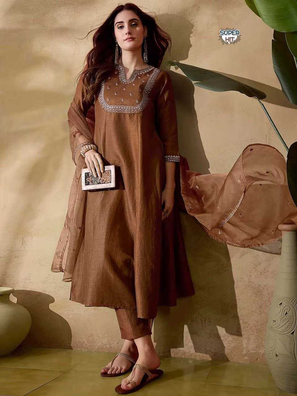 Ynf Soft Vichitra KESH536 CODING HEVAY Suits & Dresses Wholesale Ladies Suits Embroidery Suits Designer Suits Manufacturer