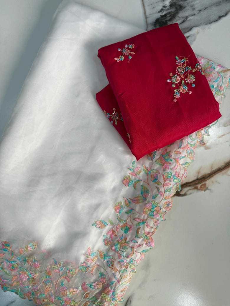 Ynf Tabby Silk RIN178 DAIRY Silk Sarees Festive Collections Wholesale Lightweight Silk Sarees White Silk Sarees Onam Collections Manufacturer