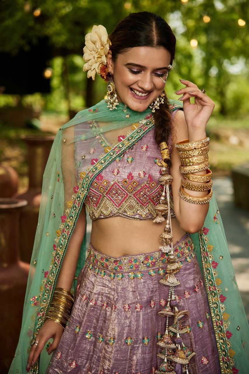 Ynf Tissue RIN197 3025 Lehengas Wholesale Designer Lehenga Fancy Lehenga Bridal Lehenga Manufacturer