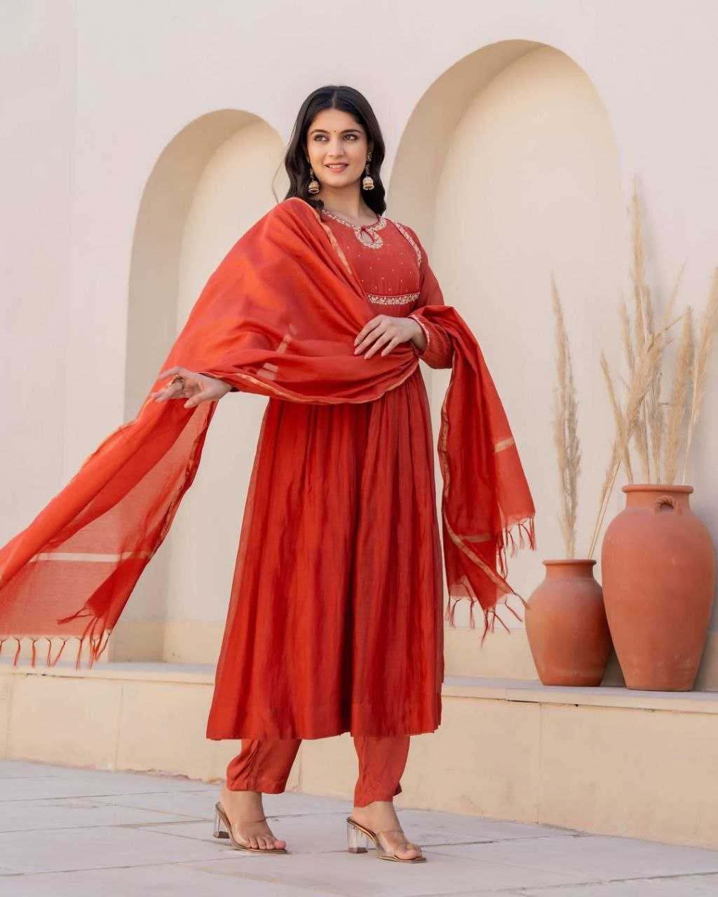 Ynf Viscose KESH529 RADHIKA Suits & Dresses Wedding Collections Festive Collections Wholesale Ladies Silk Suit Party wear suits Embroidered Suits Manufacturer