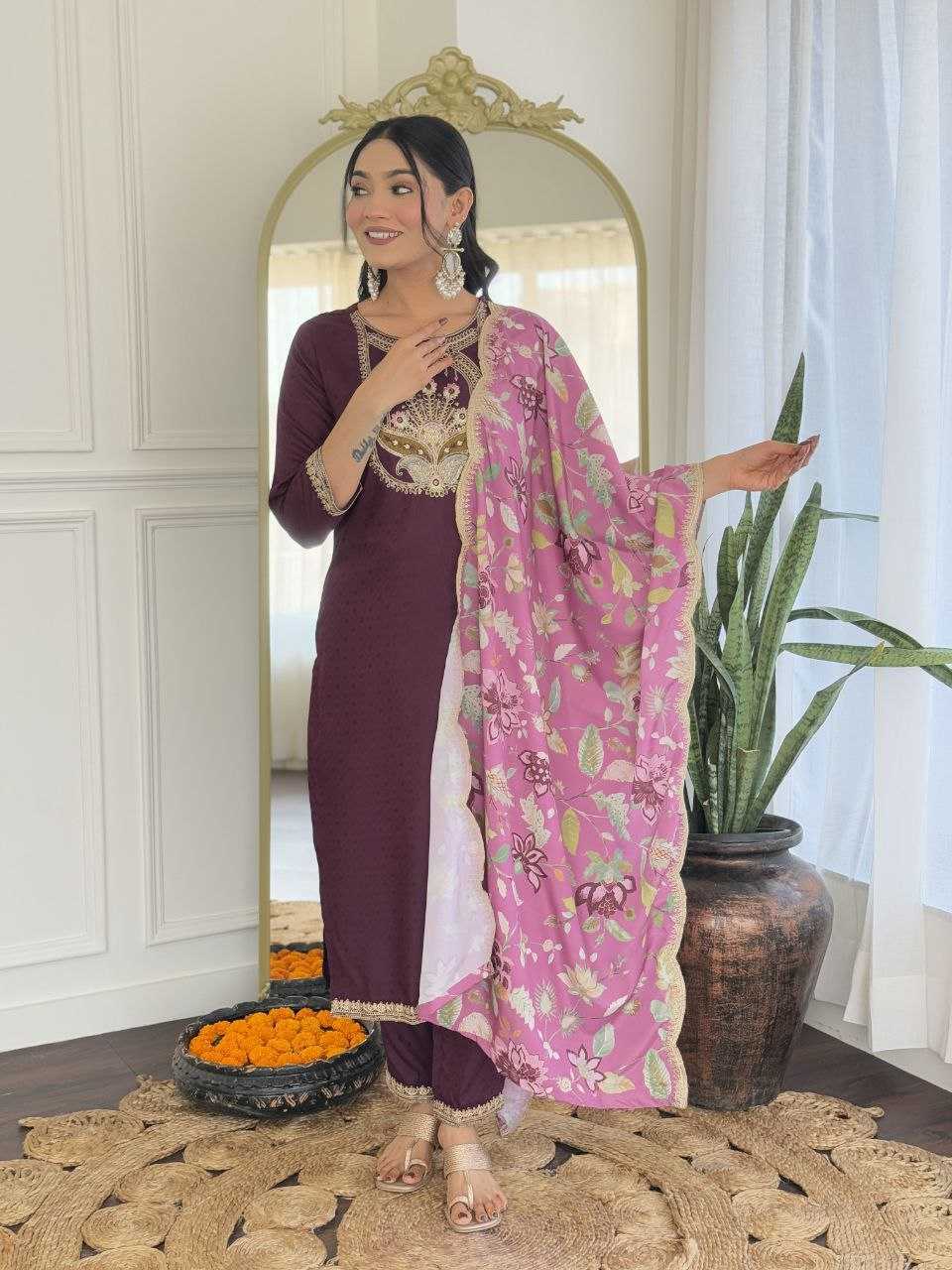 Ynf Viscose Rayon KESH529 130 Suits & Dresses Wedding Collections Festive Collections Wholesale Embroidery Suits Designer Suits Wedding Outfits Manufacturer