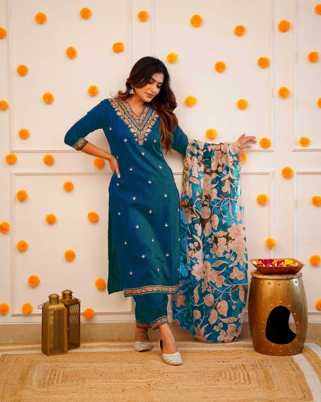 Ynf Viscose RIN222 SI-248 Kurti Wholesale Designer Kurtis Rayon Kurtis Embroidered Kurtis Manufacturer