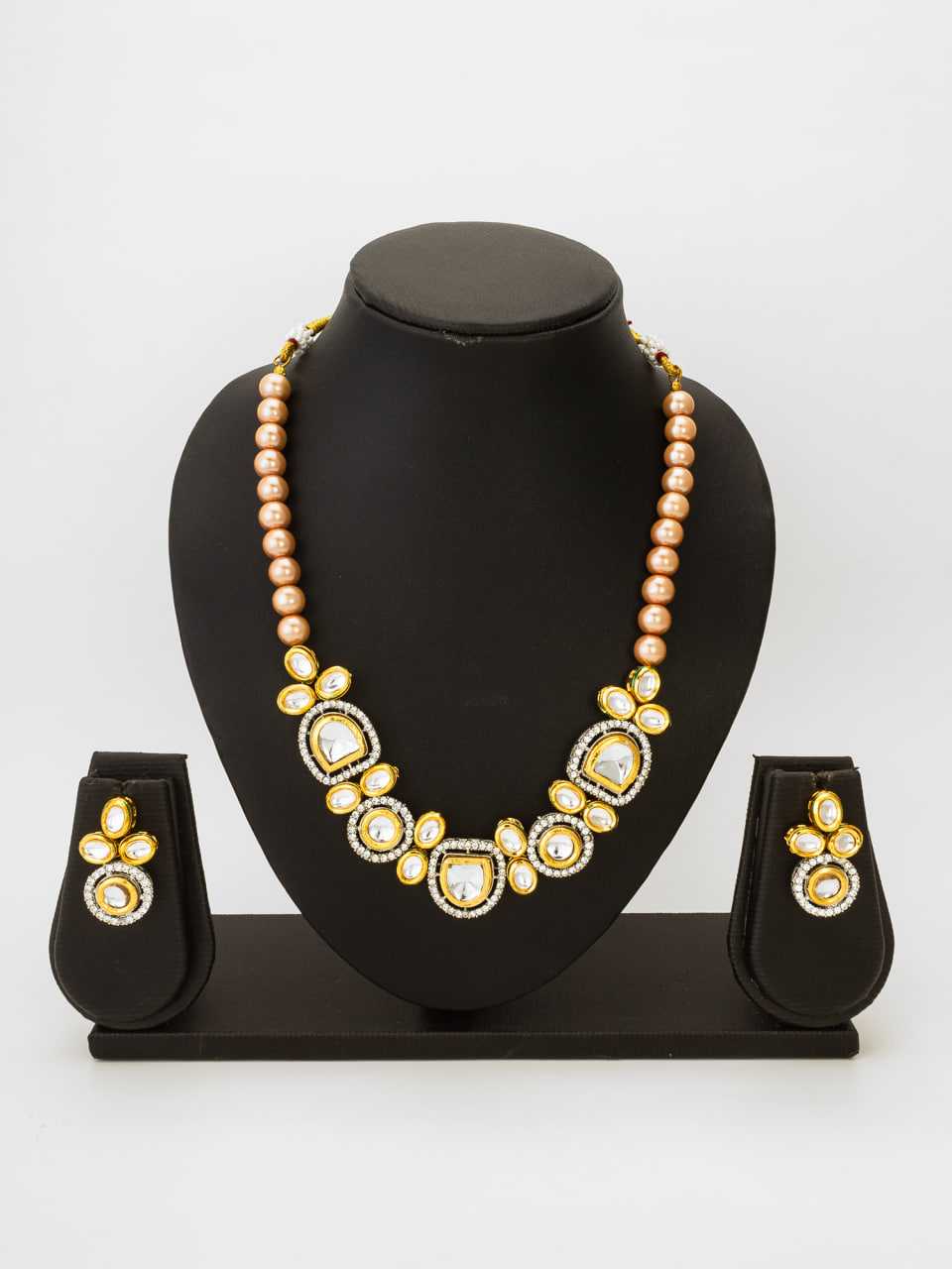 Ynf Brass KESH105 NK4464 Womens Jewellery Wholesale Fancy Mala Necklaces Kundan Pendant Sets Fashion Necklace Manufacturer