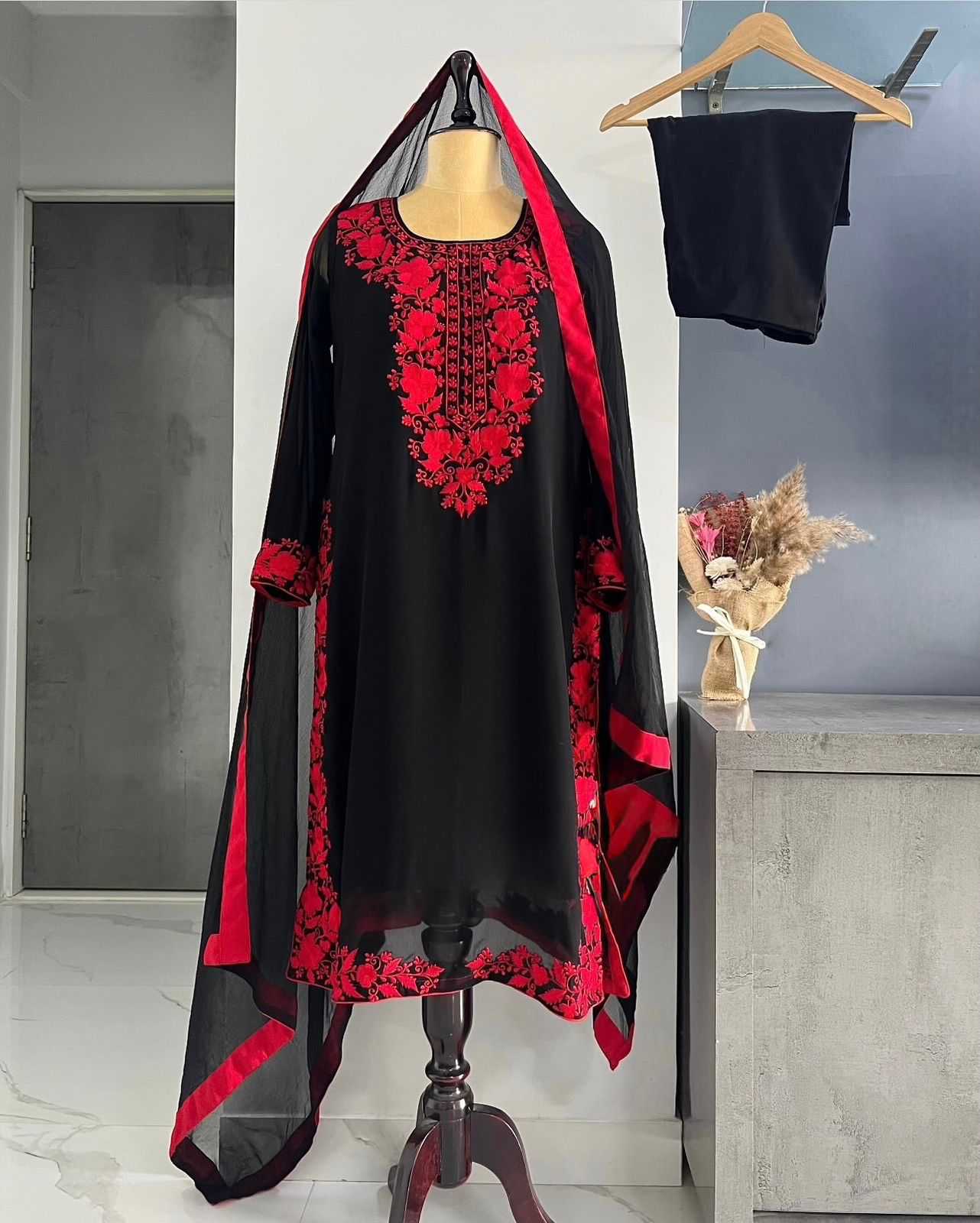 Ynf Faux Georgette KESH416 AROHI 214 Suits & Dresses Bollywood Collections Festive Collections Wholesale Palazzo Suit Georgette Suit Designer Suits Manufacturer