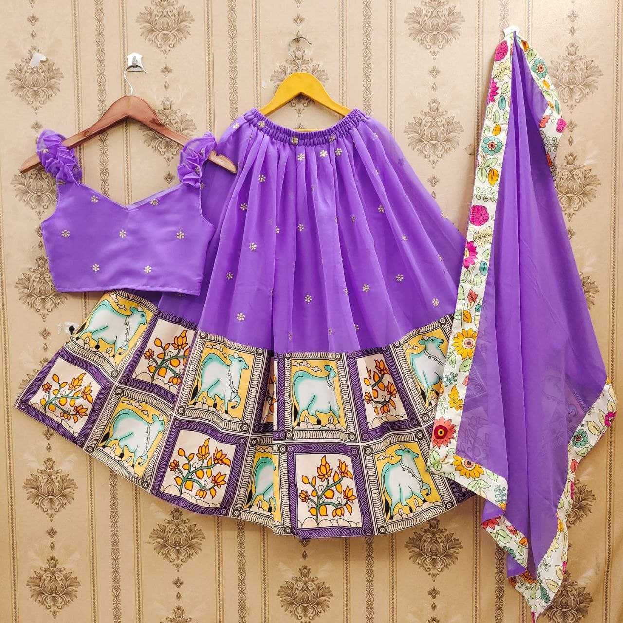 Ynf Faux Georgette KESH461 159 Kids Wear Wholesale Kids Lehenga Choli Kids Diwali Clothes Kids Party Wear Ethnic Manufacturer
