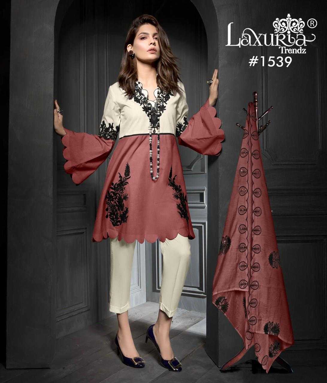 Ynf Satin KESH530 Laxuria 1539 Kurti Wholesale Festive Kurtis Embroidered Kurtis Tunic Kurti Manufacturer