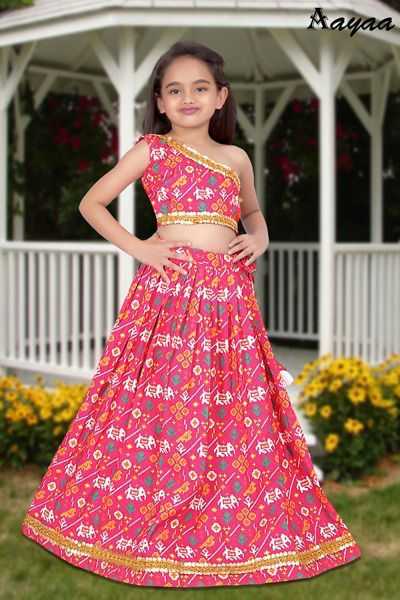 Ynf Chinon Silk RIN131 AAYAA YAANA 101 Kids Wear Festive Collections Wholesale Kids Lehenga Choli Kids Festive Wear Baby Girl Lehenga Manufacturer