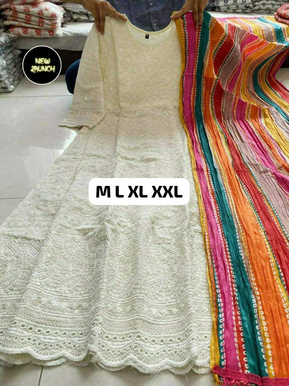 Ynf Cotton KESH613 012 Gowns Wholesale Anarkali Gown Party Wear Gowns Designer Gowns Manufacturer