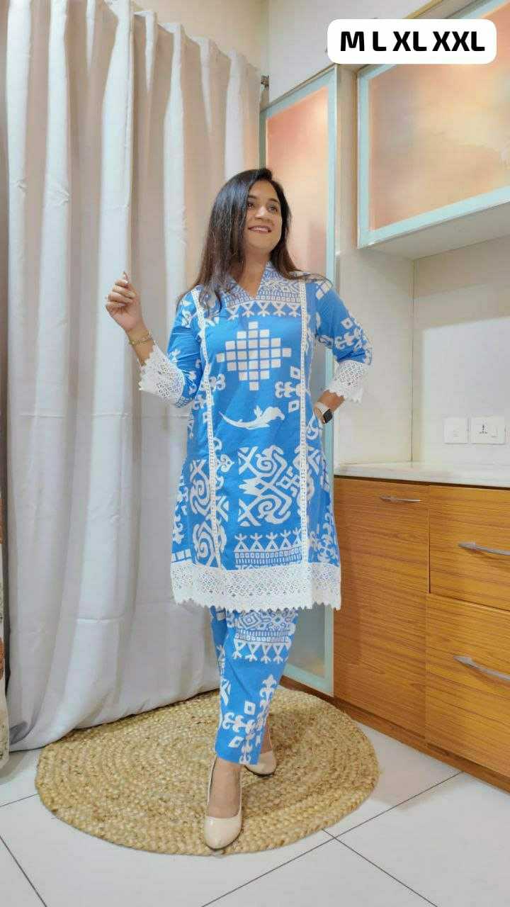 Ynf Cotton KESH613 038 Suits & Dresses Western Wears Festive Collections Wholesale Co-ord Set Casual Dresses Cotton Dresses Manufacturer