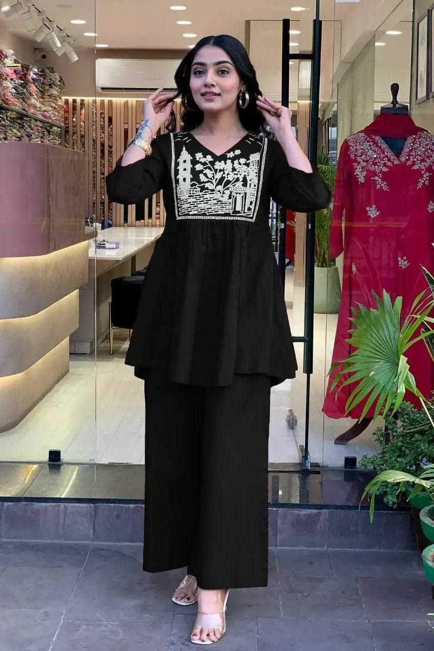 Ynf Cotton KESH613 206 Suits & Dresses Western Wears Festive Collections Wholesale Co-ord Set Embroidered Dresses Cotton Dresses Manufacturer