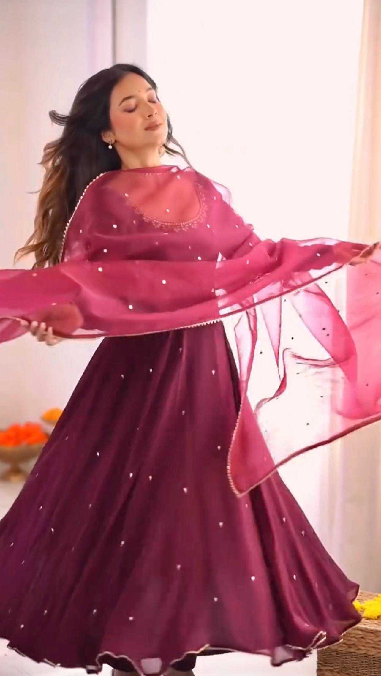Ynf Faux Georgette KESH499 3148 Gowns Wholesale Embroidery Gowns Georgette Gown Sequin Gowns Manufacturer