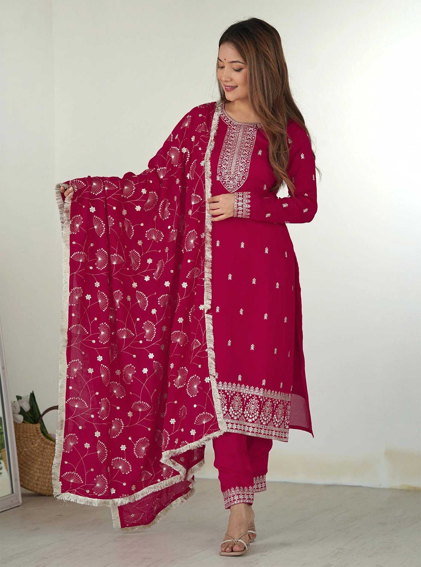 Ynf Georgette KESH334 Valam Suits & Dresses Wholesale Embroidery Suits Georgette Suit Party wear suits Manufacturer
