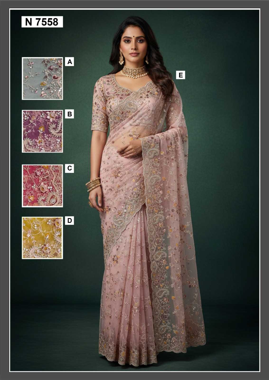 Ynf Georgette KESH530 MAHOTSAV NIMAYA - RISHITA VOL 01 Sarees Wedding Collections Wholesale Designer Sarees Heavy Work Sarees Sangeet Outfits Manufacturer