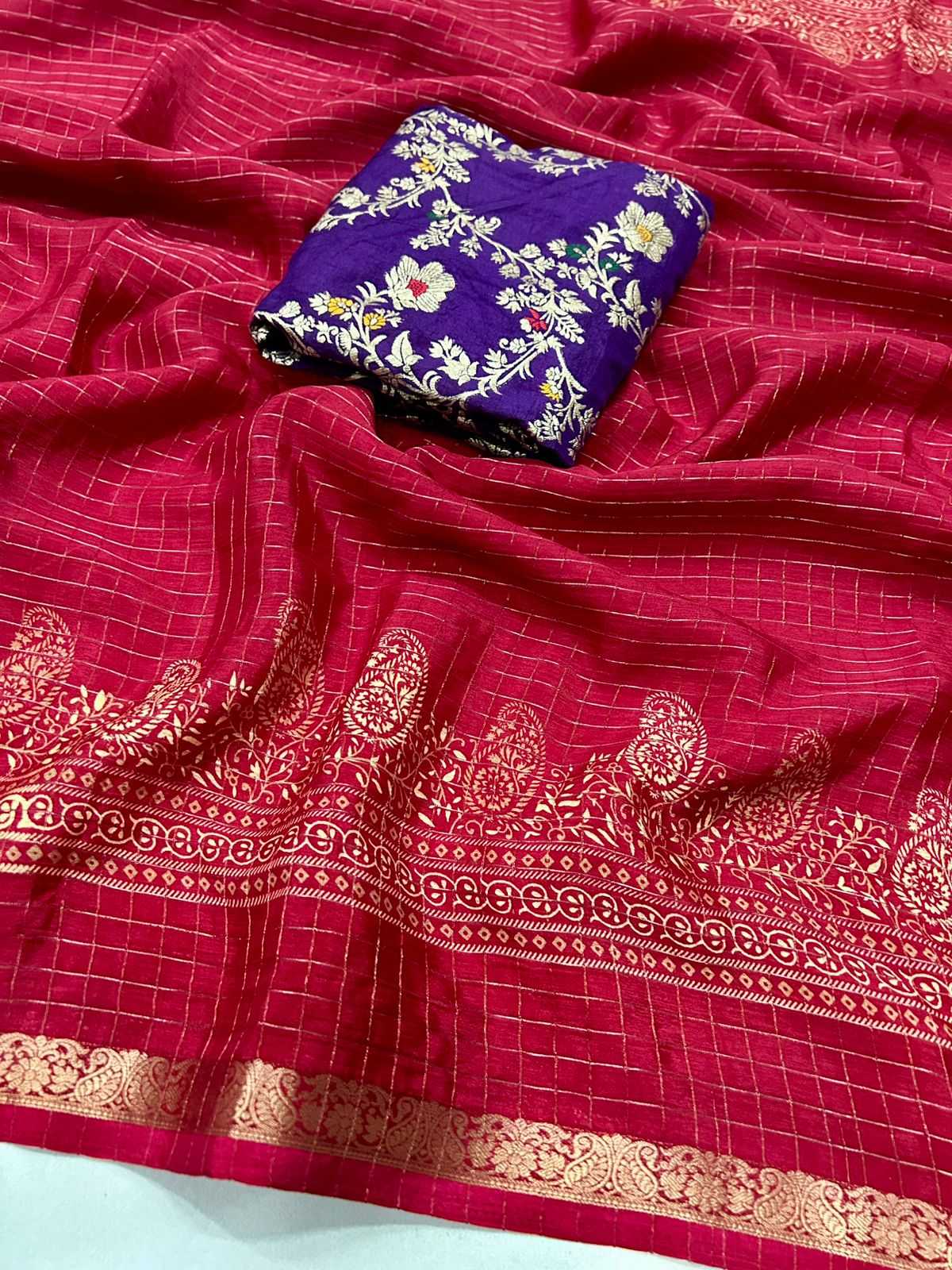 Ynf Georgette KESH622 Weaving Sarees Wholesale Georgette Sarees Ladies Sarees Red Sarees Manufacturer