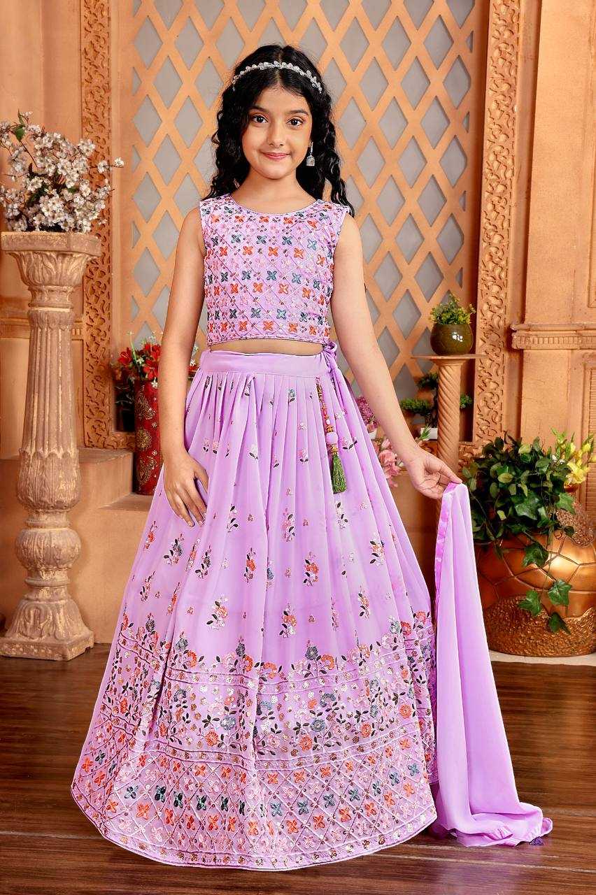 Ynf Georgette RIN131 1653 Kids Wear Festive Collections Wholesale Kids Lehenga Choli Kids Festive Wear Kids Party Wear Ethnic Manufacturer