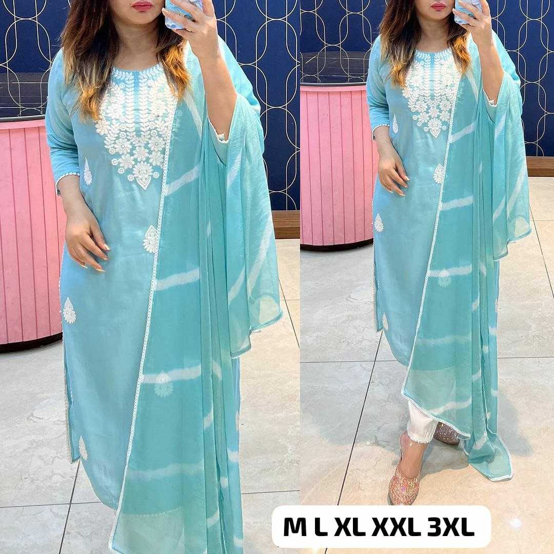 Ynf Heavy Roman Silk KESH613 082 Kurti Plus Size Collections Wholesale Festive Kurtis Designer Kurtis Chikankari Kurtis Manufacturer