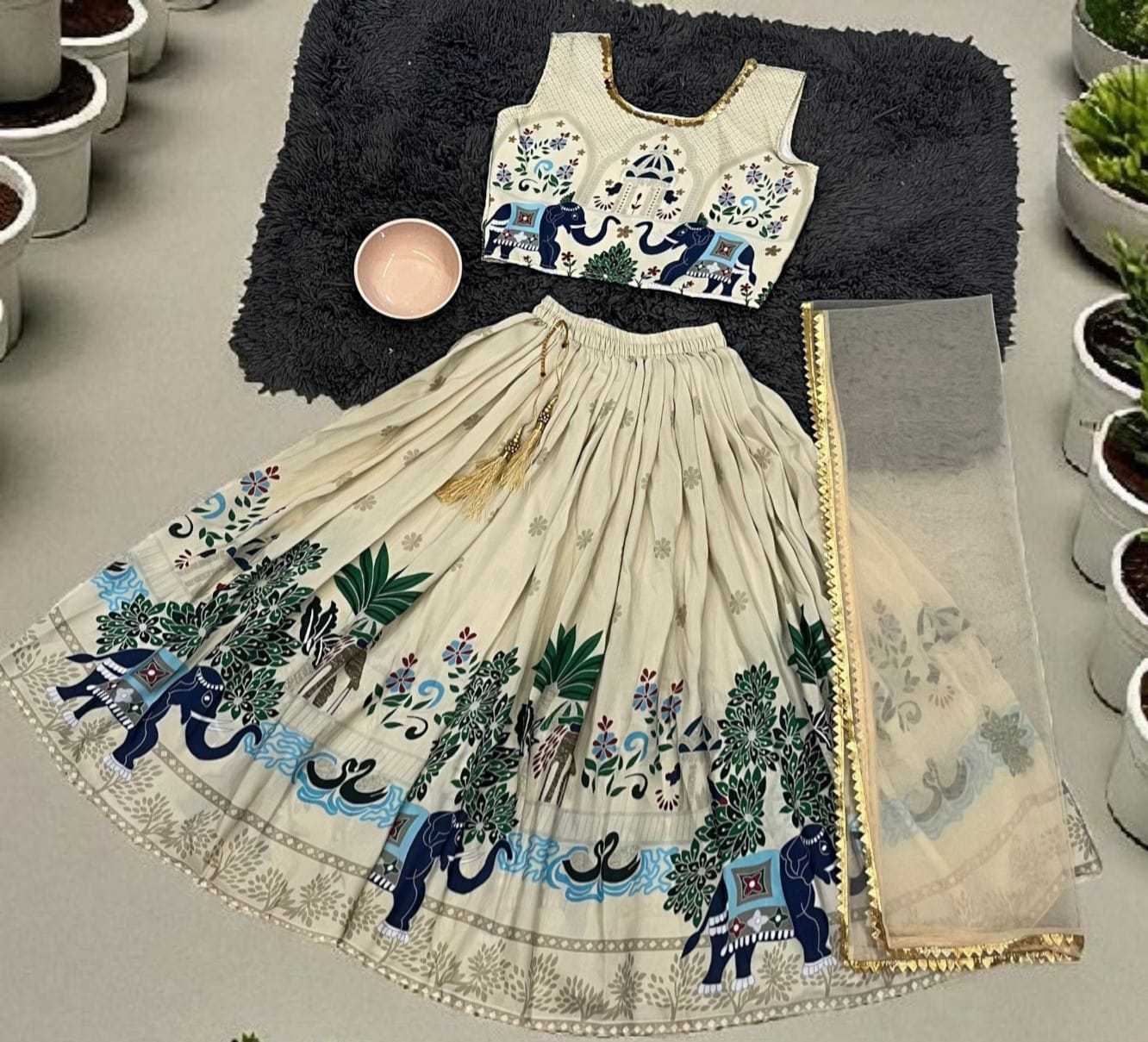 Ynf Muslin Cotton KESH554 SHAGUN Kids Wear Festive Collections Wholesale Kids Lehenga Choli Kids Festive Wear Baby Girl Lehenga Manufacturer