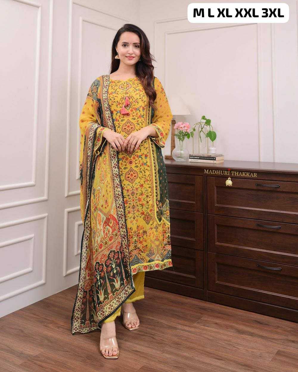 Ynf Muslin KESH613 126 Islamic Clothing Plus Size Collections Wholesale Pakistani Suits Manufacturer