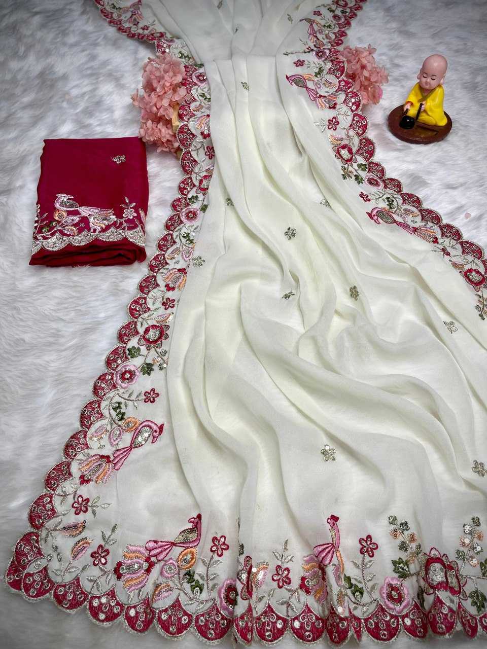 Ynf Premium Georgette KESH610 773 Silk Sarees Wholesale Traditional Silk Sarees Party Wear Silk Sarees Designer Silk Sarees Manufacturer