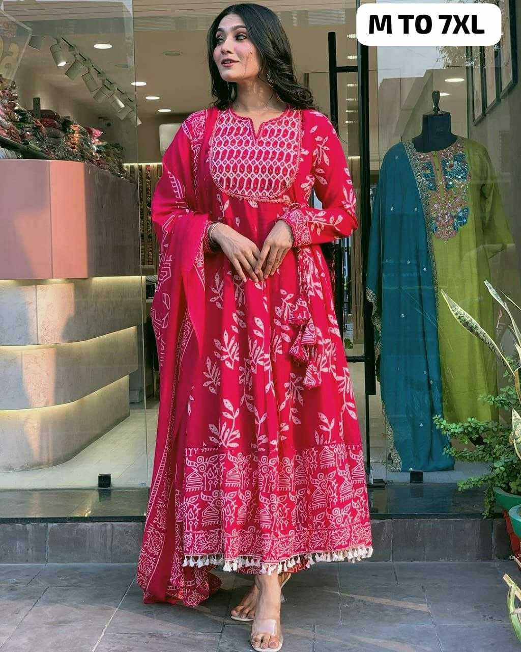 Ynf Pure Cotton KESH613 052 Suits & Dresses Festive Collections Plus Size Collections Wholesale Cotton Suits Ladies Salwar Suits Anarkali Suits Manufacturer